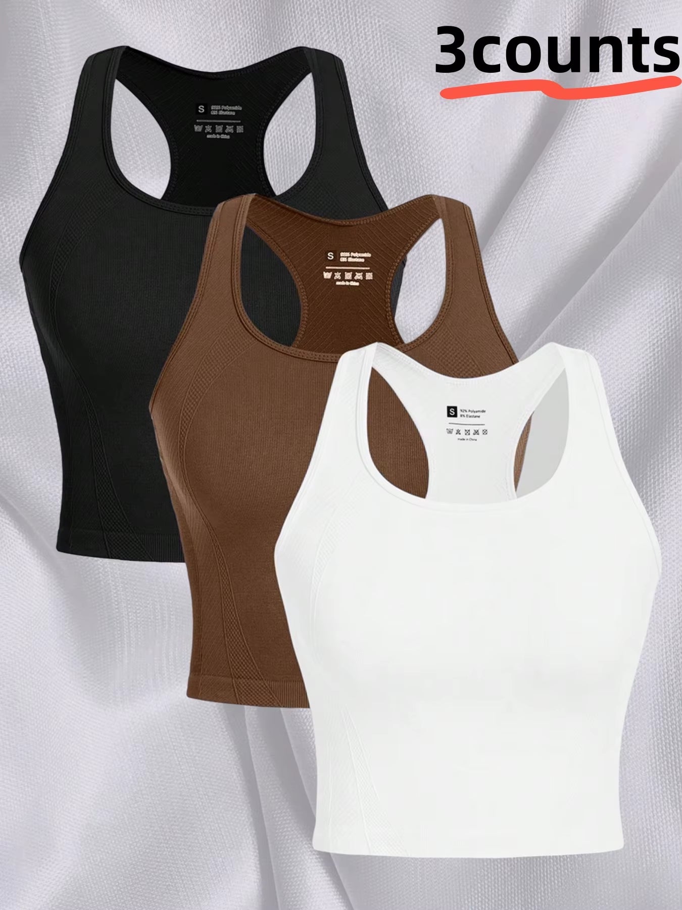 Sleeveless Racing Back Sports Cut Top,Women'S Running Fitness Spandex Fitness Vest,Gym Sports Top