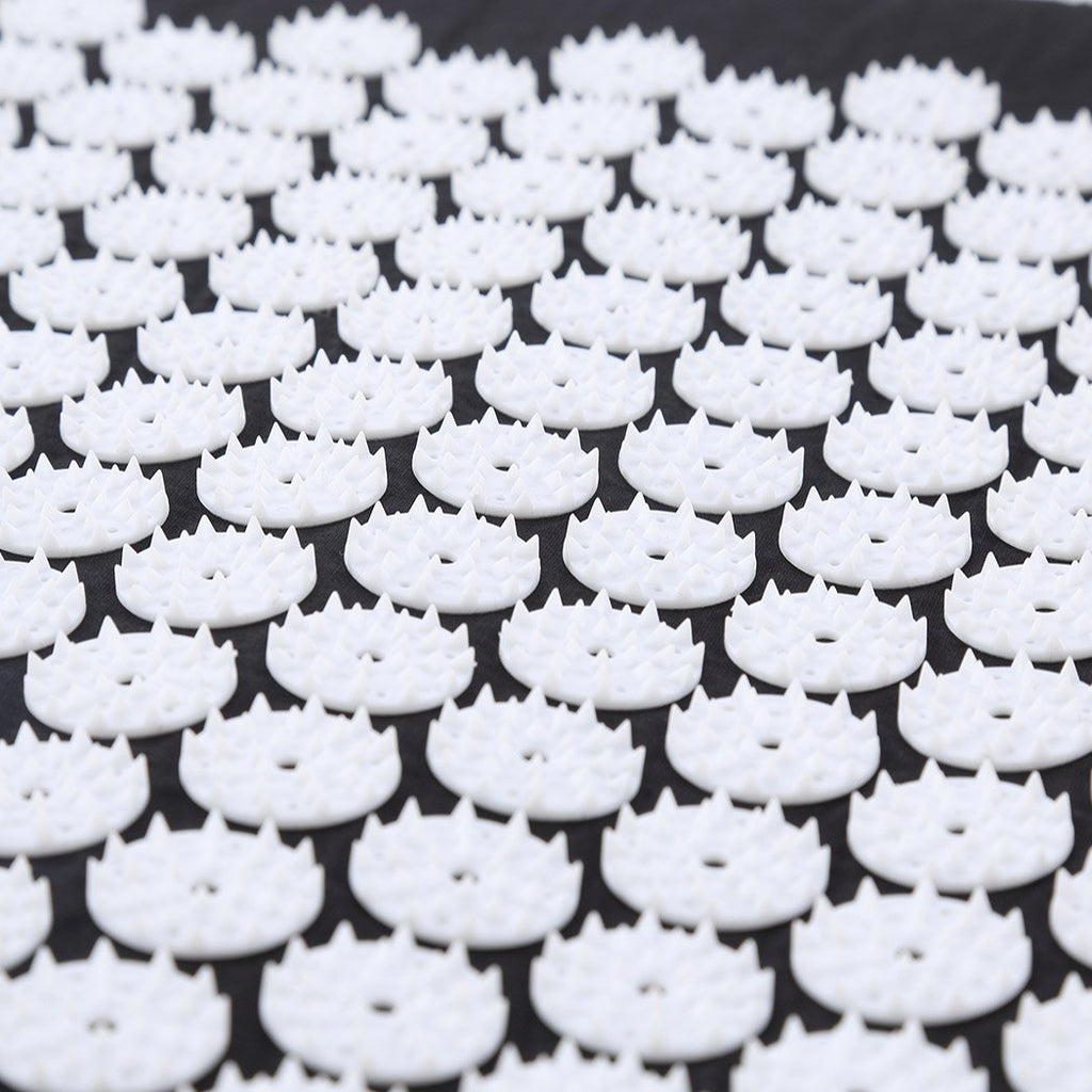 Acupressure Mat Yoga Massage Shakti Sit Lying Pain Stress Relax Black